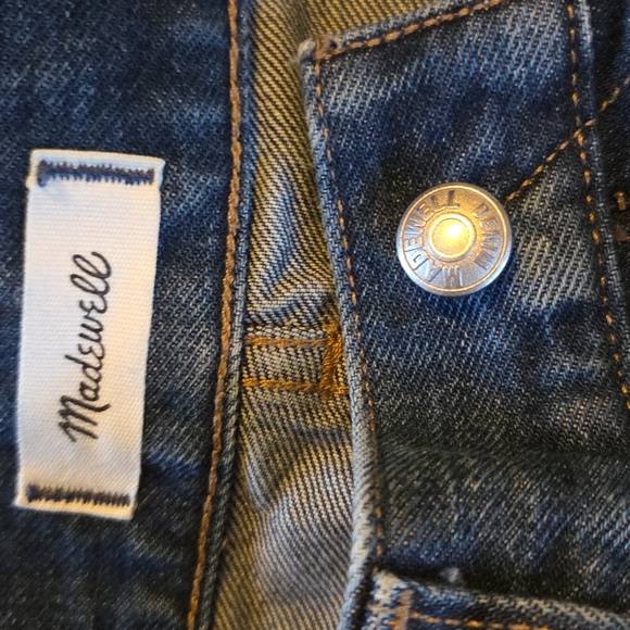 Great Condition Madewell Balloon Jeans In Greendale Wash - Picture 7 of 9
